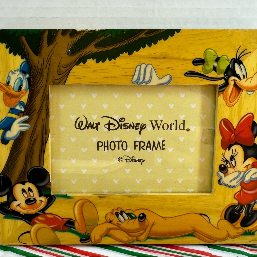 Disney parks Mickey & Friends Wood Picture Frame